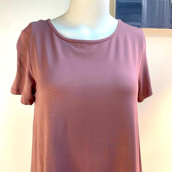 NWT FOREVER 21 T-Shirt Dress Dusty Rose Size S - Picture 4 of 9